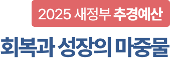 2025 새정부 추경예산 회복과 성장의 마중물