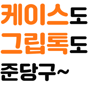 케이스도 그립톡도 준당구~