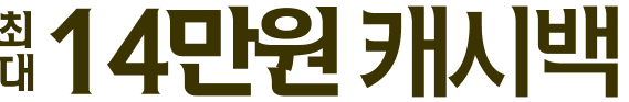 최대 14만원 캐시백